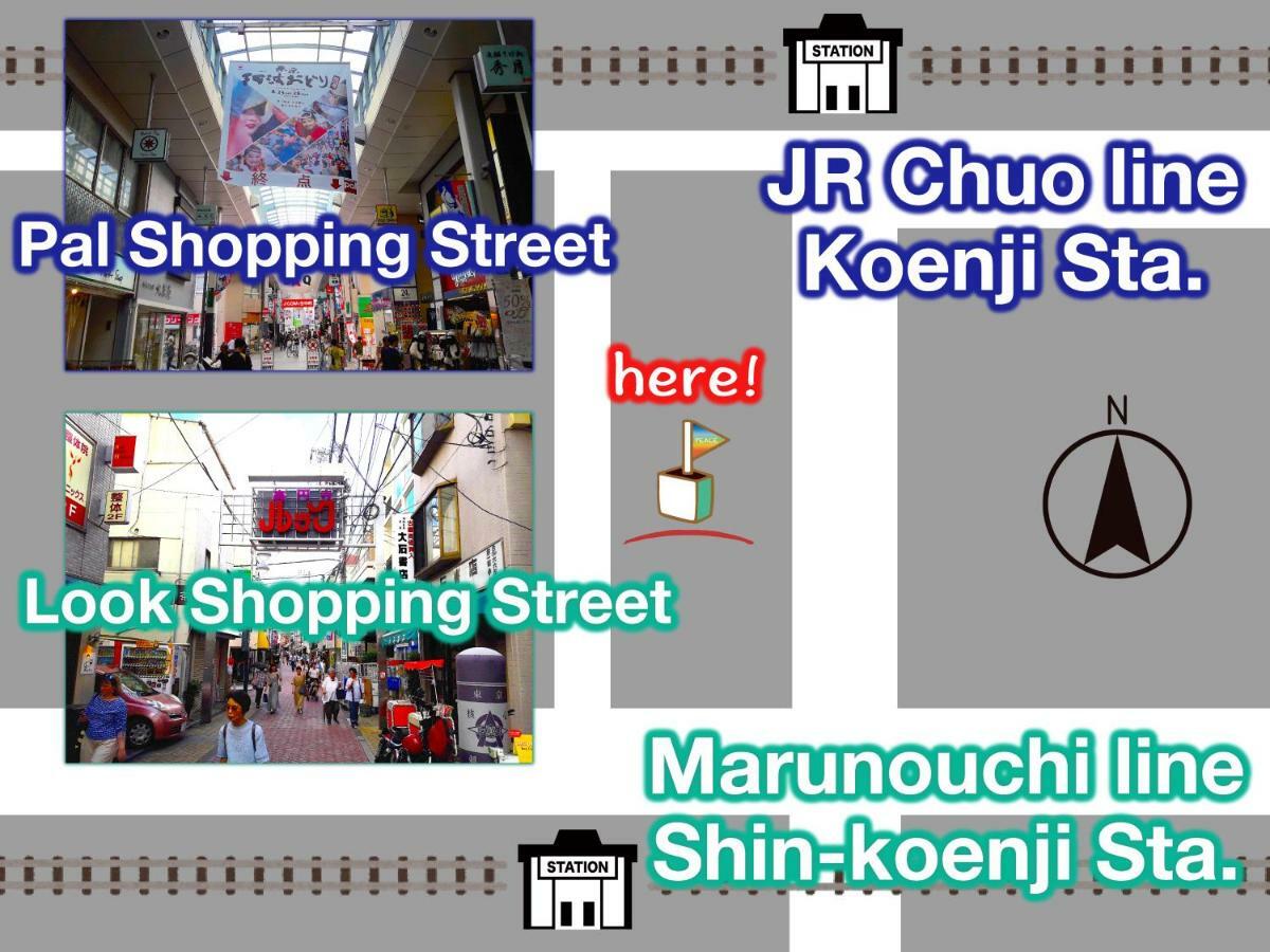 Top Edge Hostel Koenji Tokyo Dış mekan fotoğraf